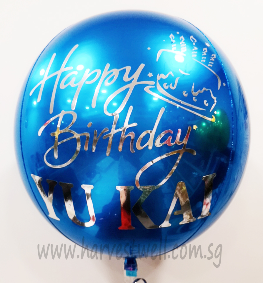 Customize HBD with Cake Balloon Singapore